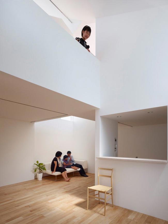 Maison design japonaise-mezzanine