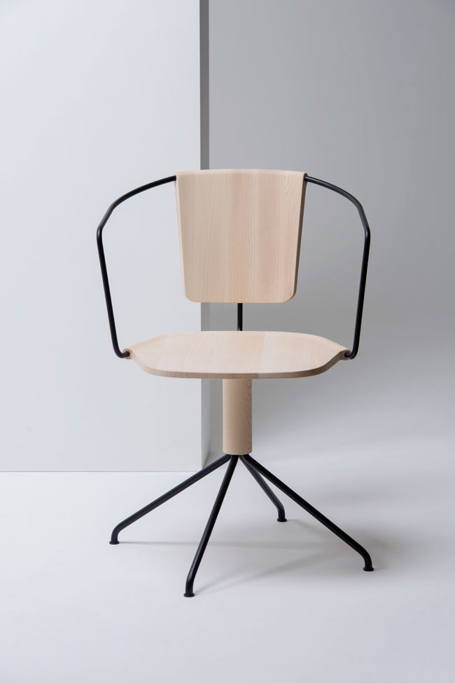 Chaise de bureau design Uncino par Bouroullec pour Mattiazzi 5