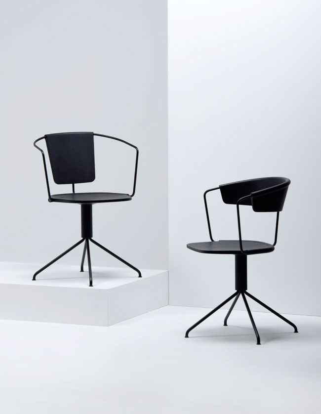 Chaise de bureau design Uncino par Bouroullec pour Mattiazzi