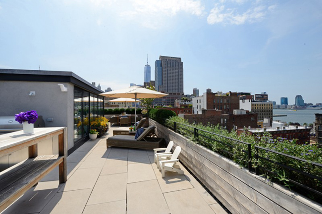 Loft new york toit terrasse