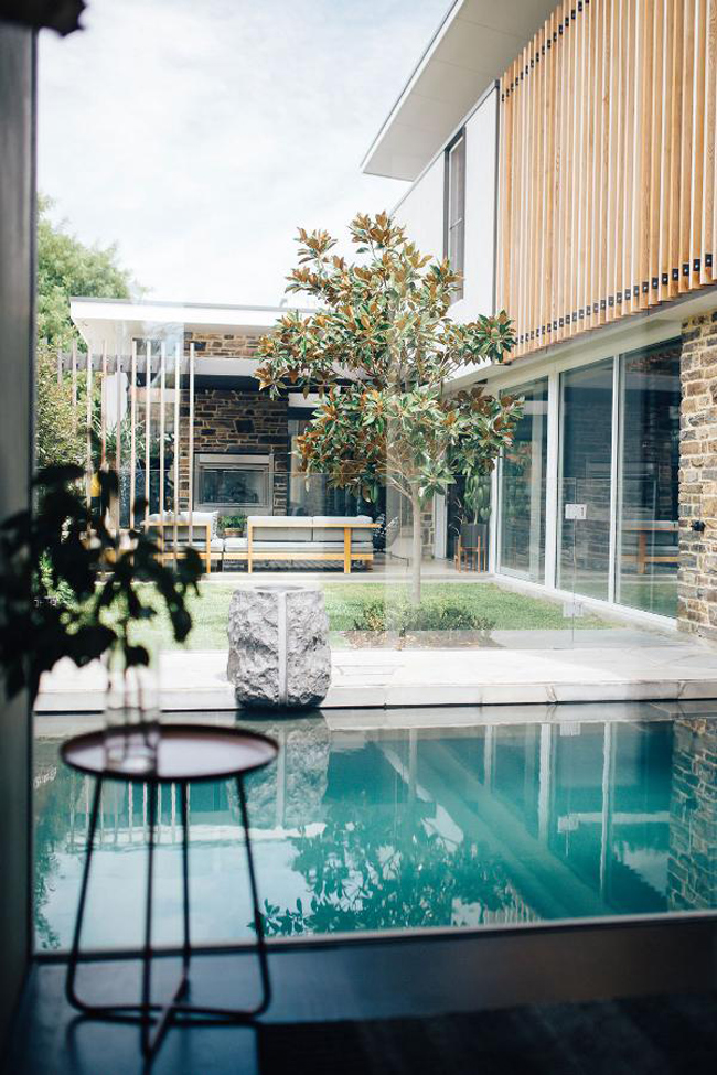 Maison contemporaine avec piscine 2
