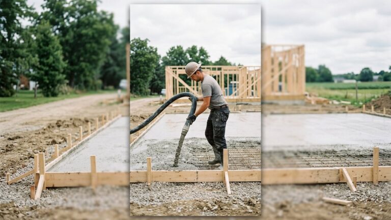 Dalle béton pour maison avec épaisseur minimale de 12 cm