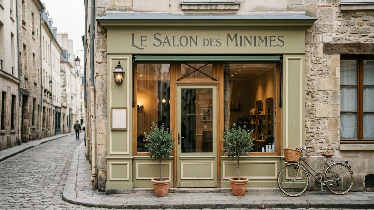 Façade du Salon des Minimes, rue des Minimes au Mans