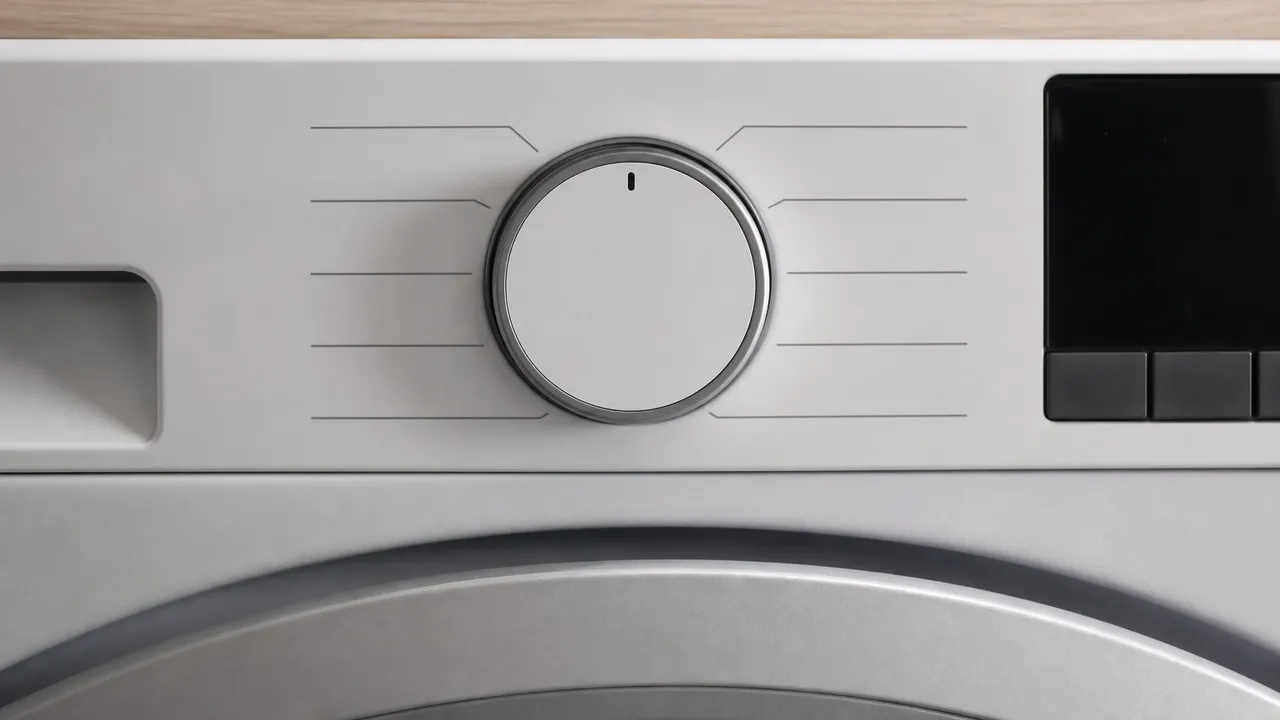 Programmes d'une machine à laver Valberg sur le bandeau de commande